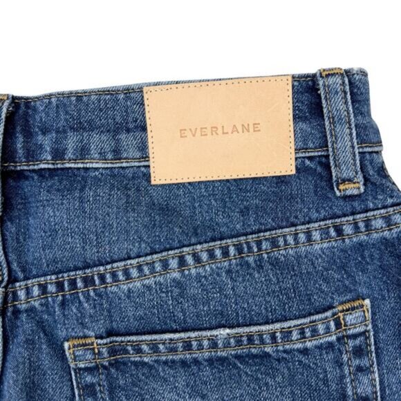 Everlane The Deconstructed Denim Skirt Women's Size 26 - Picture 6 of 6